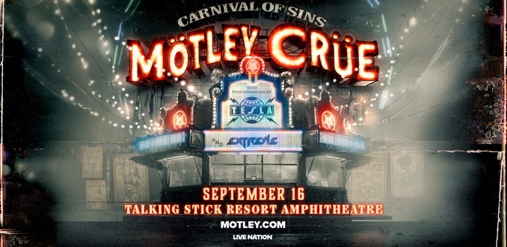 Motley crue tour flyer